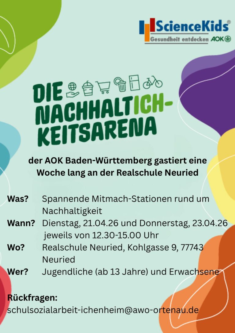 Flyer Nachhaltigkeitsarena